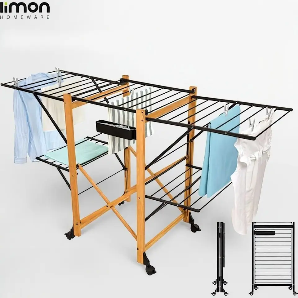 بند رخت چوبی لیمون کد 2359