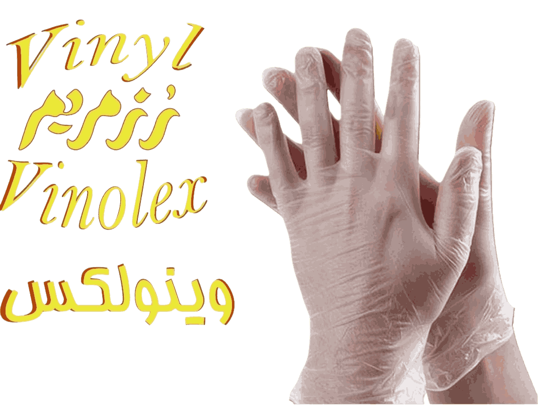 دستکش وینولکس مدل ونیل رزمریم بسته 50 عددی